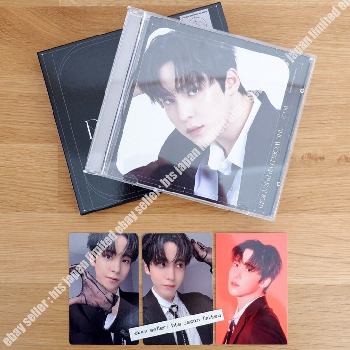 ATEEZ Yunho THE WORLD EP . PARADIGM Photocard 2 Solo ver. + Tower records POB