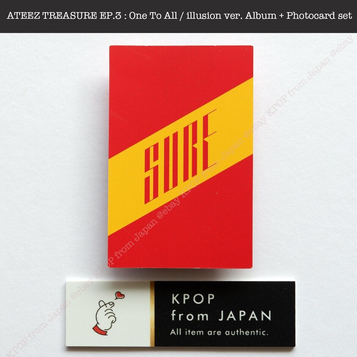 Yeosang ATEEZ TREASURE EP.3 : One To All / illusion ver. Album + Photocard