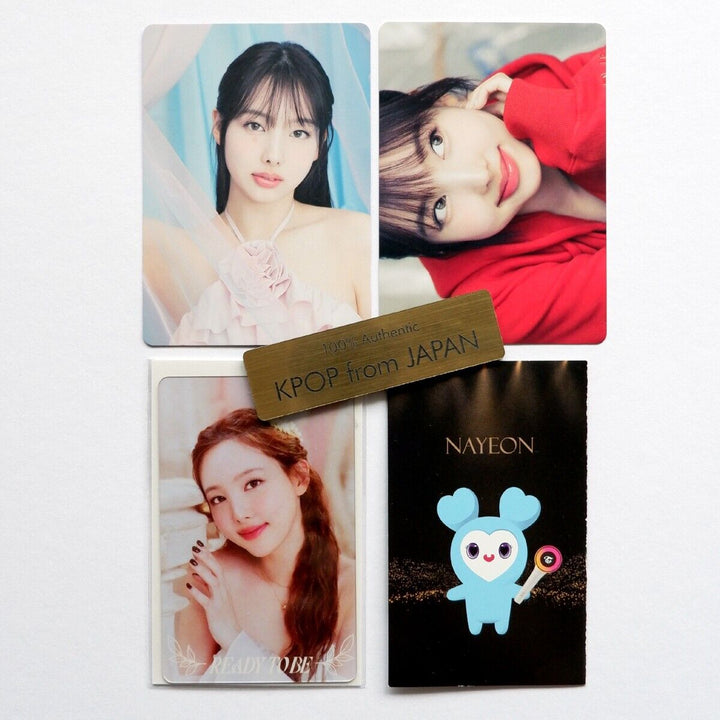 NAYEON TWICE READY TO BE in JAPAN TOKYO OSAKA Lucky draw photocard set of 4