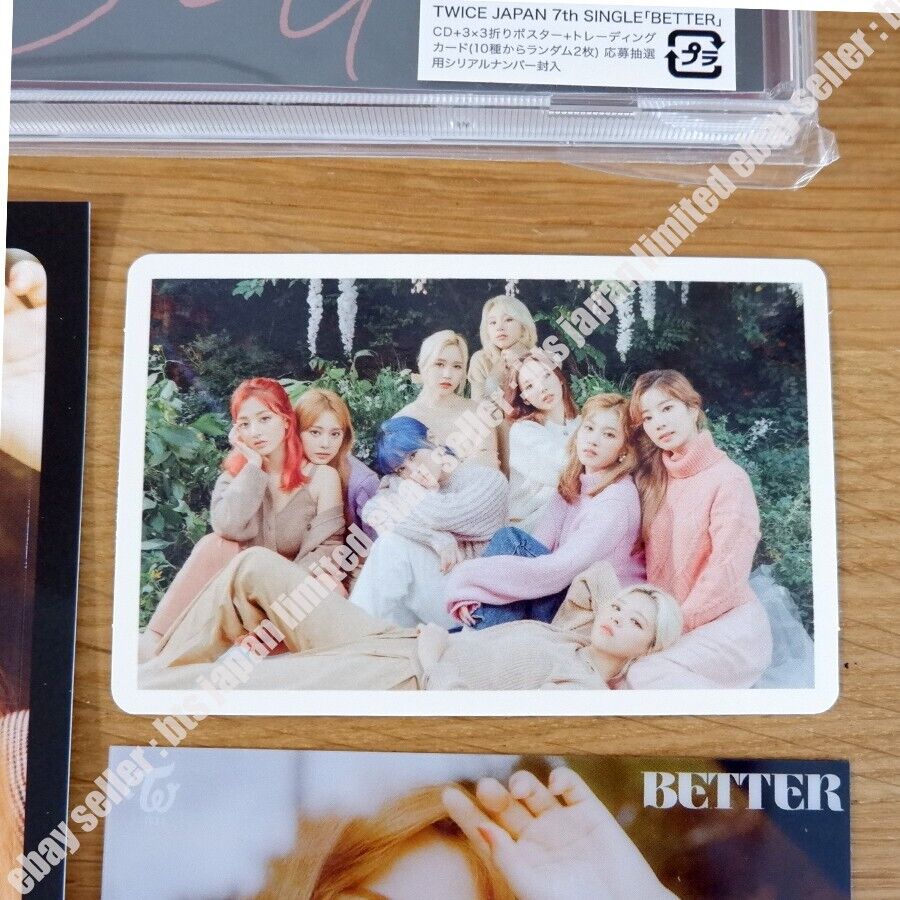 TWICE TZUYU "BETTER" ONCE ver. + IC Sticker + Postar + 2Photo card