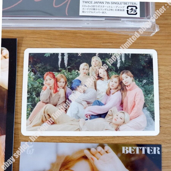 TWICE TZUYU "BETTER" ONCE ver. + IC Sticker + Postar + 2Photo card