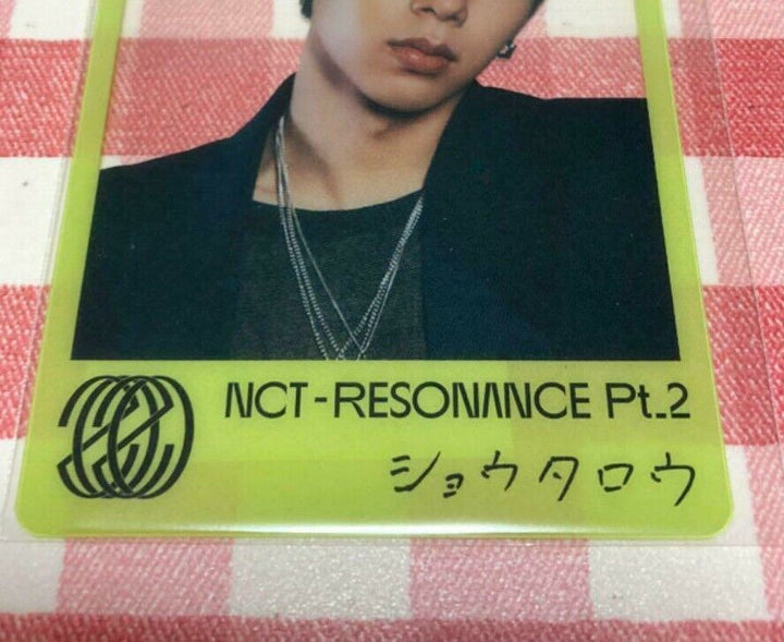 NCT2020 RESONANCE pt.2 SHOTARO Japan Official Benefit Clear Photo Card mu-mo