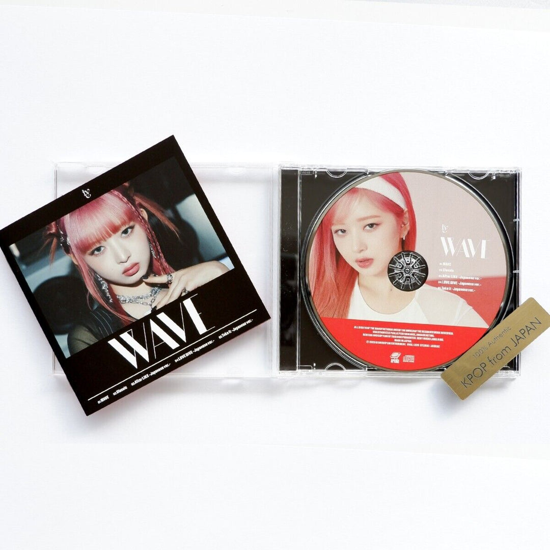 REI IVE WAVE DIVE ver. Set 1CD + 1 Uds. Photocard álbum japonés CD FC fan club 