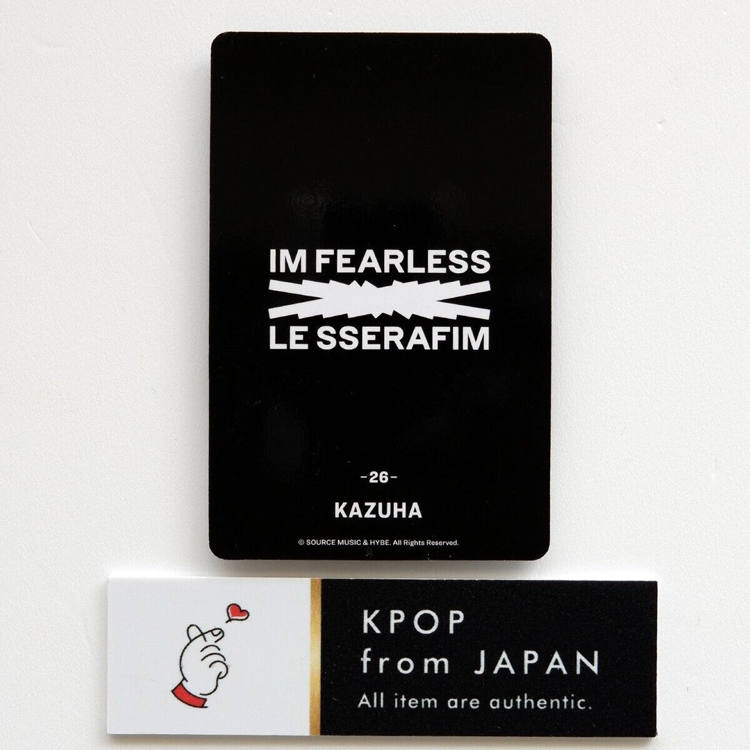 Kazuha LE SSERAFIM FEARLESS Weverse japan photocard Complete set LESSERAFIM