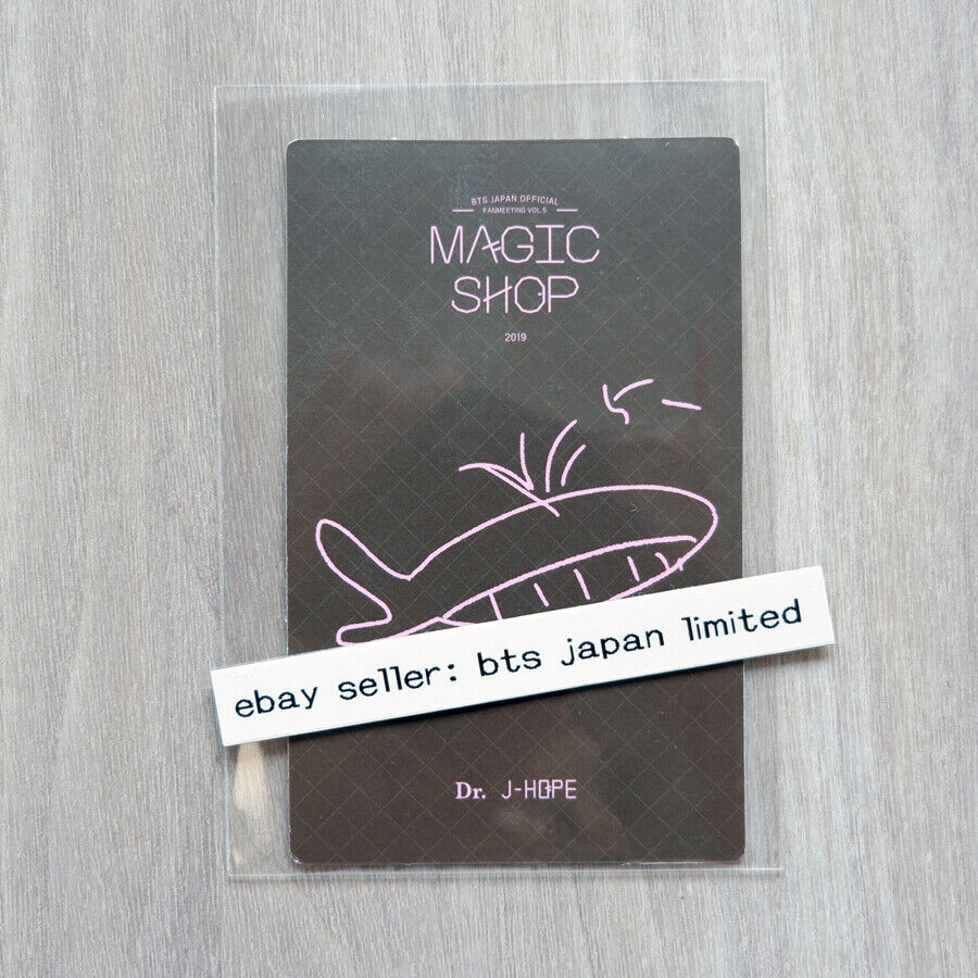 BTS JAPAN OFFICIAL FAN MEETING VOL.5 MAGIC SHOP J-HOPE Photo card Photocard Only