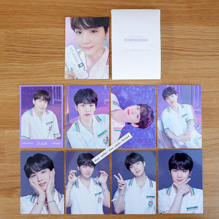 BTS SUGA SOWOOZOO 2021 Official Mini Photo card SET 8card + 1Special 9pcs