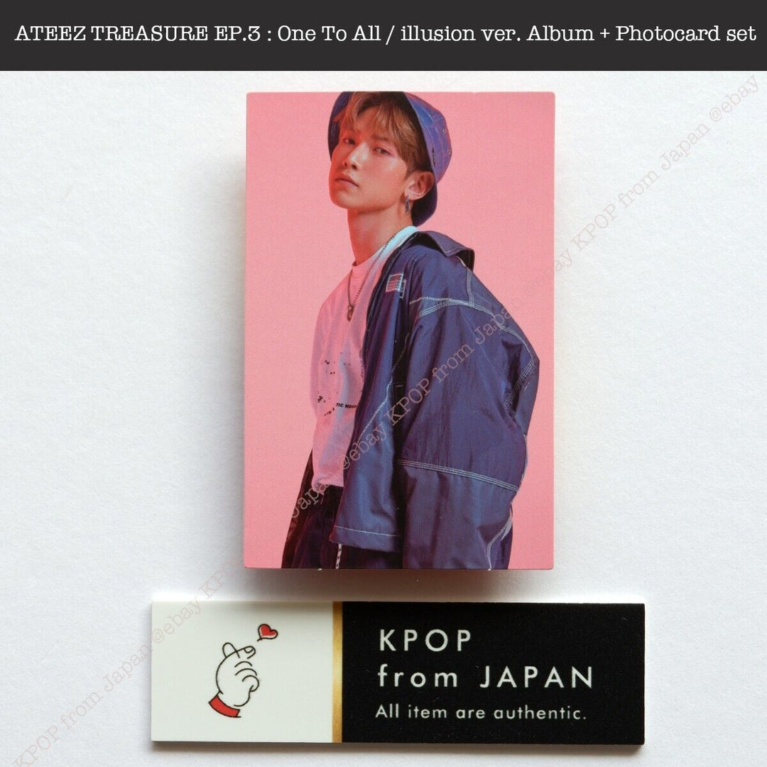 Yeosang ATEEZ TREASURE EP.3 : One To All / illusion ver. Album + Photocard