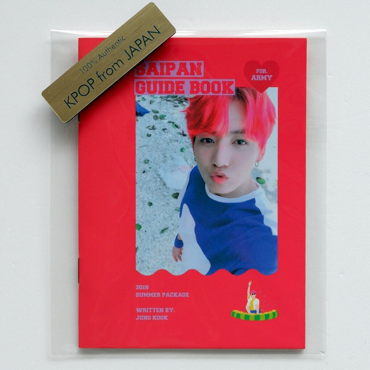 Paquete de verano BTS 2018 en Saipan con juego completo de guía JUNGKOOK JK 