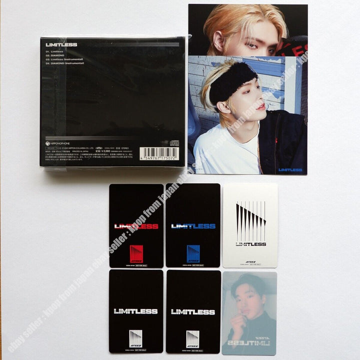 SAN LIMITLESS ATINY ver. Set CD + Photocard Tower records POB 