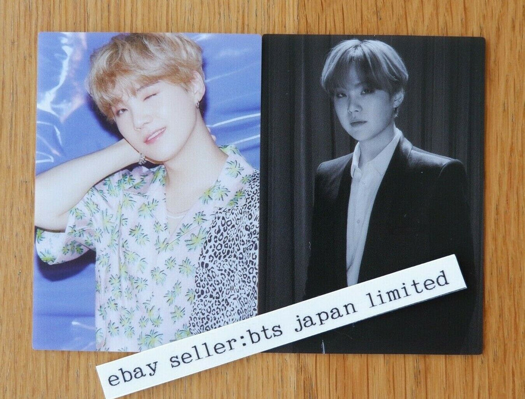 BTS SUGA BTS, THE BEST Seven net Official 2 Photo cards ONLY PC 7net