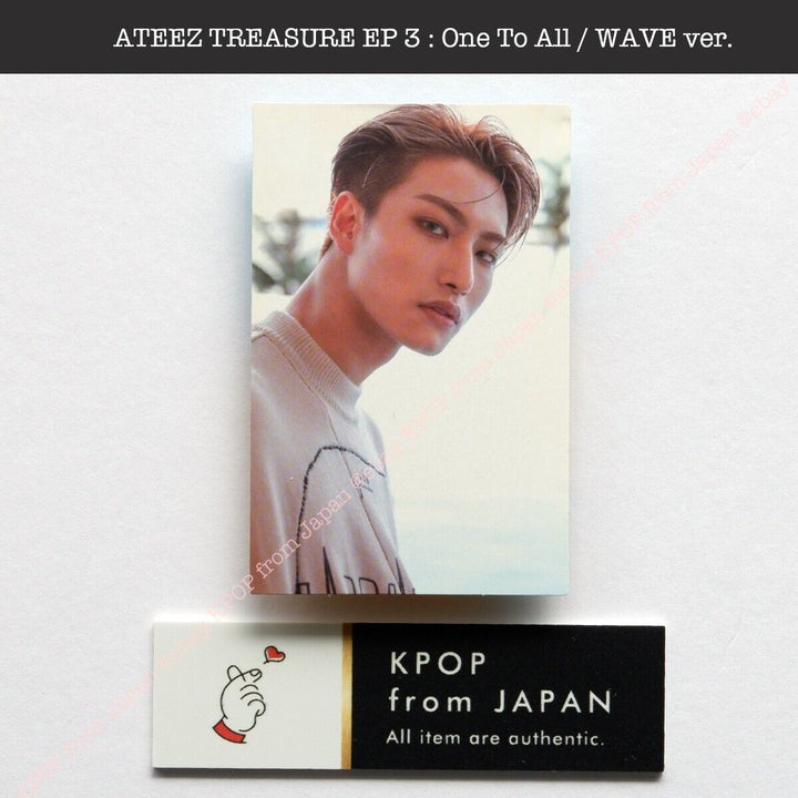 Seong Hwa ATEEZ TREASURE EP.3 : One To All / WAVE ver. Album + 2Photocard set