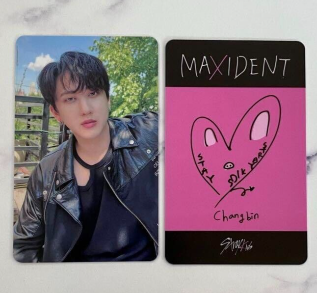 Stray Kids Changbin MAXIDENT Lucky Draw PVC 2 Photocard MANIAC Especial de Seúl 