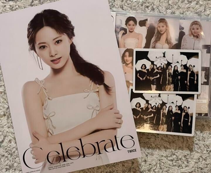 TWICE Celebrate TZUYU ONCE JAPAN ver. + Official Postcard + 2 Photocards