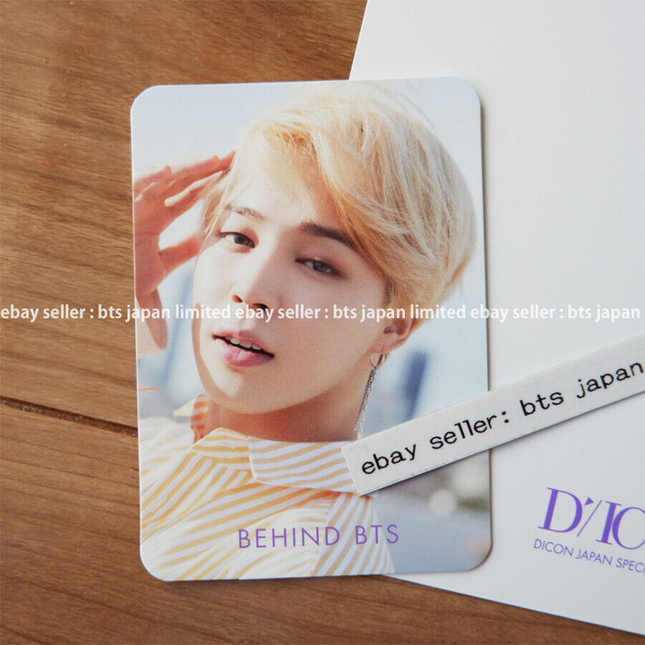 BTS JIMIN DICON Vol.2 BEHIND Japan Special Edition Lenticular + Photocard set PC