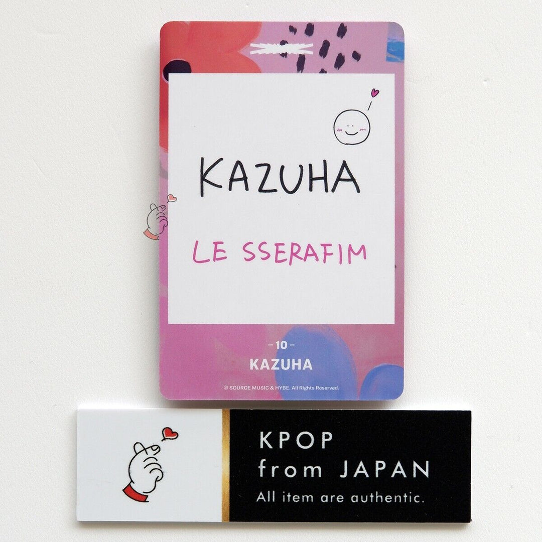 Kazuha LE SSERAFIM FEARLESS Weverse japan photocard Complete set LESSERAFIM