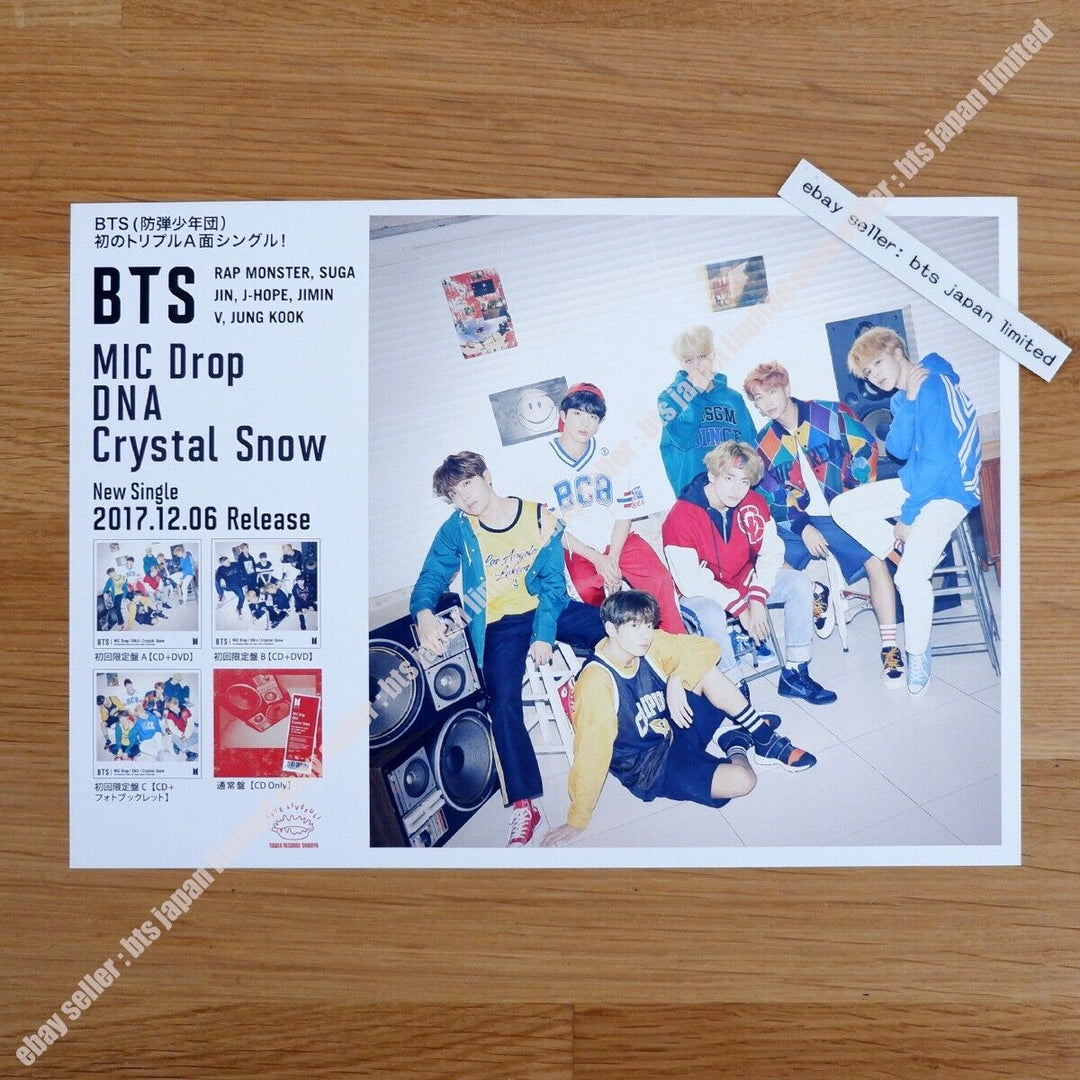 BTS Taehyung V Official Flyer Blood S&T MIC Drop FACE YOURSELF FAKE LOVE Lights