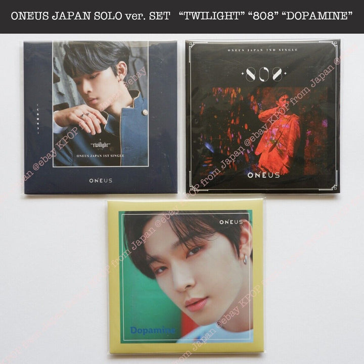 LEEDO ONEUS Japan Solo jacket set of 3 unopened TWILIGHT / 808 / DOPAMINE