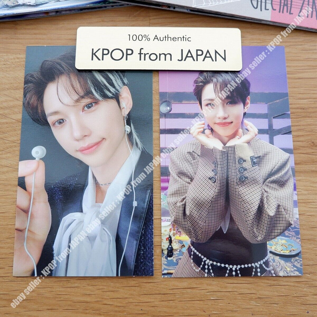 Felix Stray Kids EL SONIDO B ver. + 2 Photocards oficiales JAPÓN Tarjeta fotográfica 