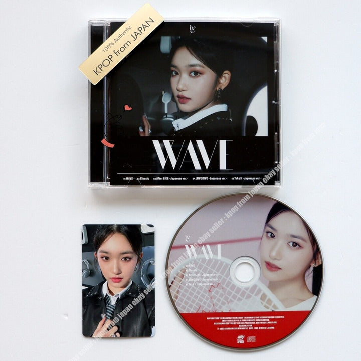 LEESEO IVE WAVE DIVE ver. Set 1CD + 1 Uds. Photocard álbum japonés CD FC fan club 