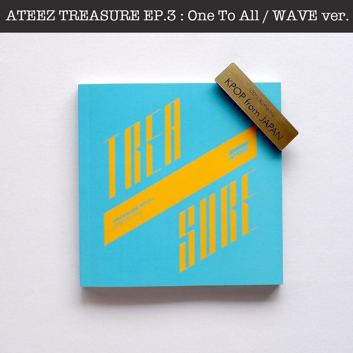 YUN HO ATEEZ TREASURE EP.3 : One To All / WAVE ver. Album + Photocard set