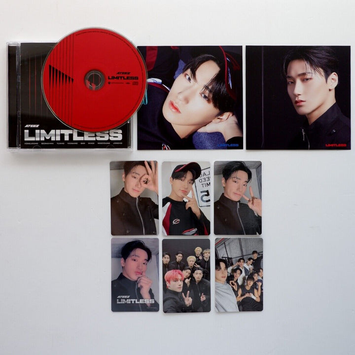 ATEEZ SAN LIMITLESS CD + Official photocards set ATINY POB