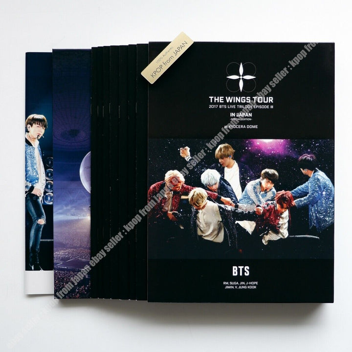 BTS 2017 LIVE TRILOGY EPISODIO III THE WINGS TOUR Edición japonesa 2DVD 7fotolibro 