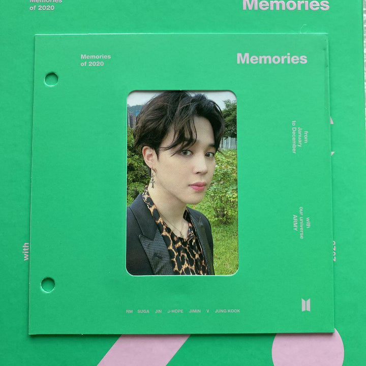 BTS JIMIN Memories of 2020 Blu-ray ver. Official Photo card + Paper Frame