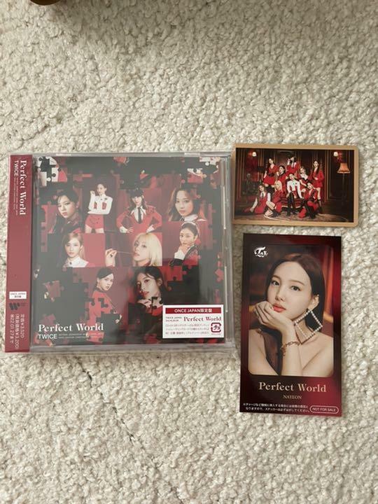 TWICE Nayeon Perfect World Official ONCE ver. + IC sticker + Photocard PC