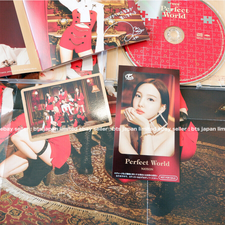 TWICE Nayeon Perfect World Official ONCE ver. + IC sticker + Photocard PC