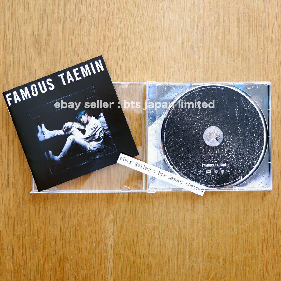 TAEMIN FAMOUS FULL SET 3CD 1DVD 1Photo Book Japan SHINee First limited