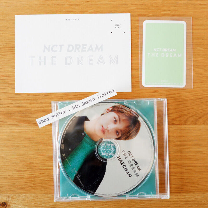 NCT DREAM OFICIAL The Dream HAECHAN CD + Postal + Set de tarjetas fotográficas NCT127 