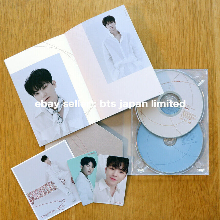 SEVENTEEN WOOZI 24H OFFICIAL FAN CLUB CARAT ver. + HMV 3 PHOTO CARD