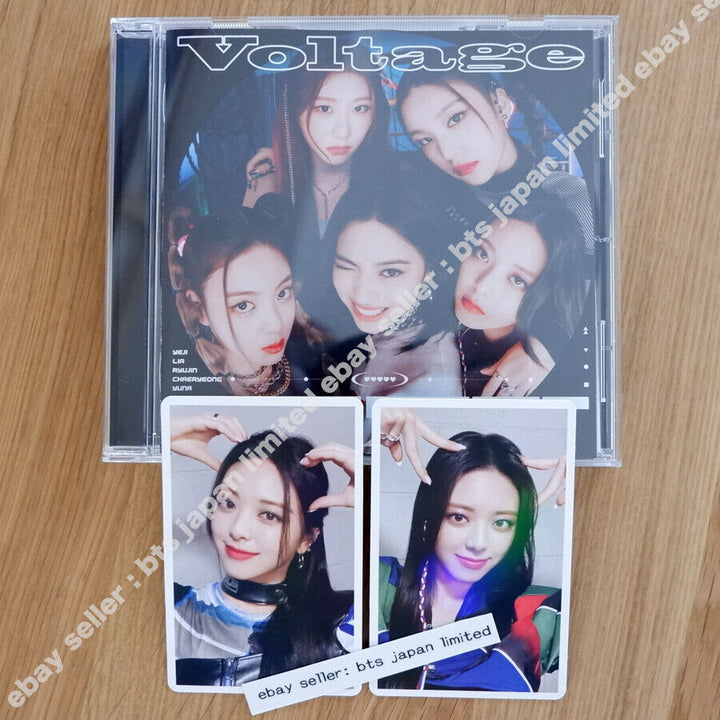 ITZY Yuna Voltage MIDZY Japan ver + Official 2 Photocards PCS Fan club