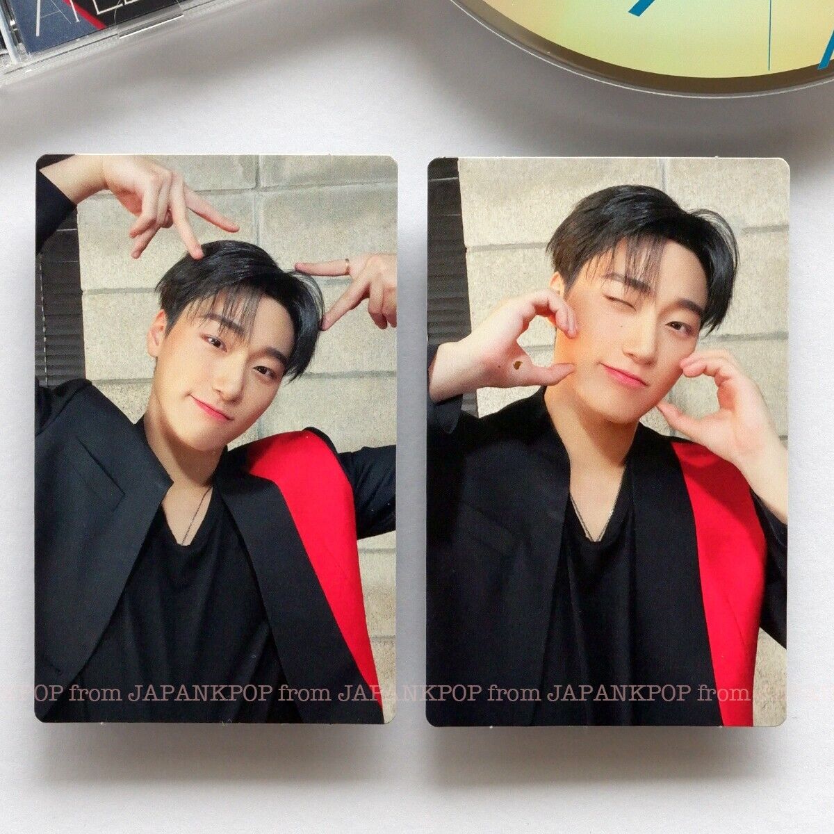 SAN ATEEZ JAPAN NOT OKAY Solo ver. CD + 2Photocards Complete set Photocard