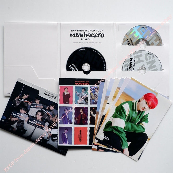 ENHYPEN Enhypen World Tour Manifesto In Seoul Official 3DVD + Card