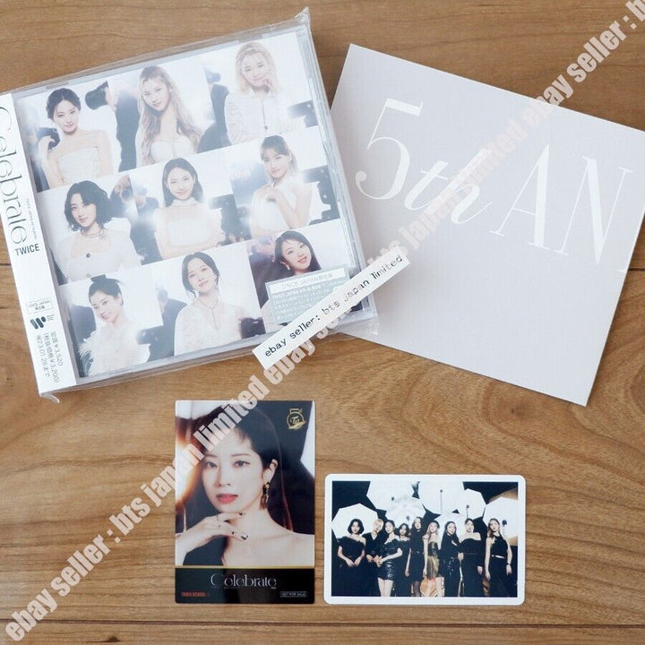 TWICE Celebrate DAHYUN ONCE ver. CD + Tower Records Photocard + Group Photo Set