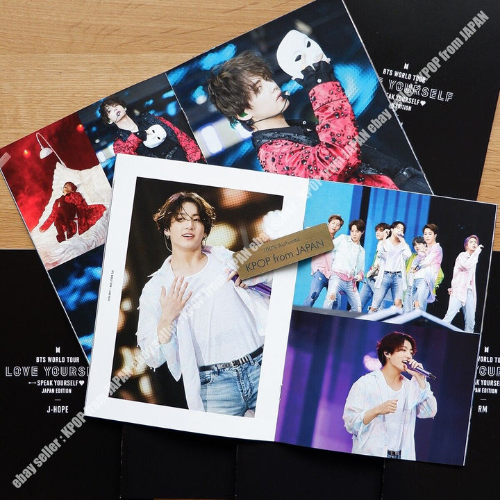 BTS World tour LOVE SPEAK YOURSELF Official 7 Set Photo books jungkook V JIMIN