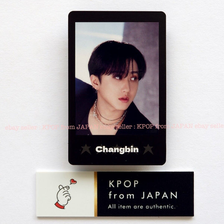 Changbin Stray kids 5star Dome Tour ver. JYP POPUP ver. Official photocard set