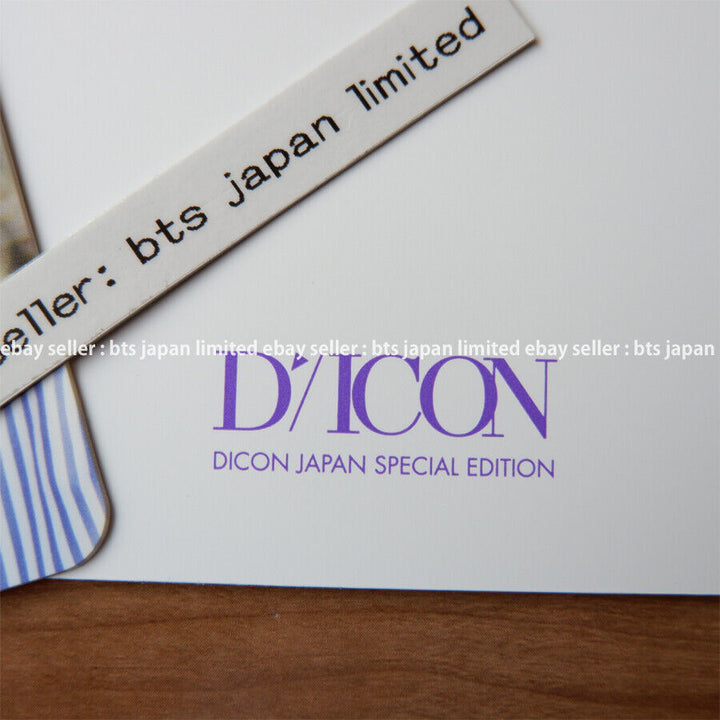 BTS Jungkook JK DICON Vol.2 BEHIND Japan Special Edition Lenticular + Photocard