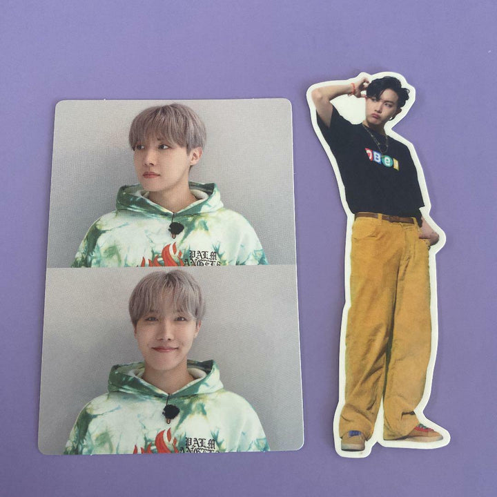 BTS MERCH BOX 3 ROOM DIY KIT J-HOPE Official Photocard + Sticker set Photo card