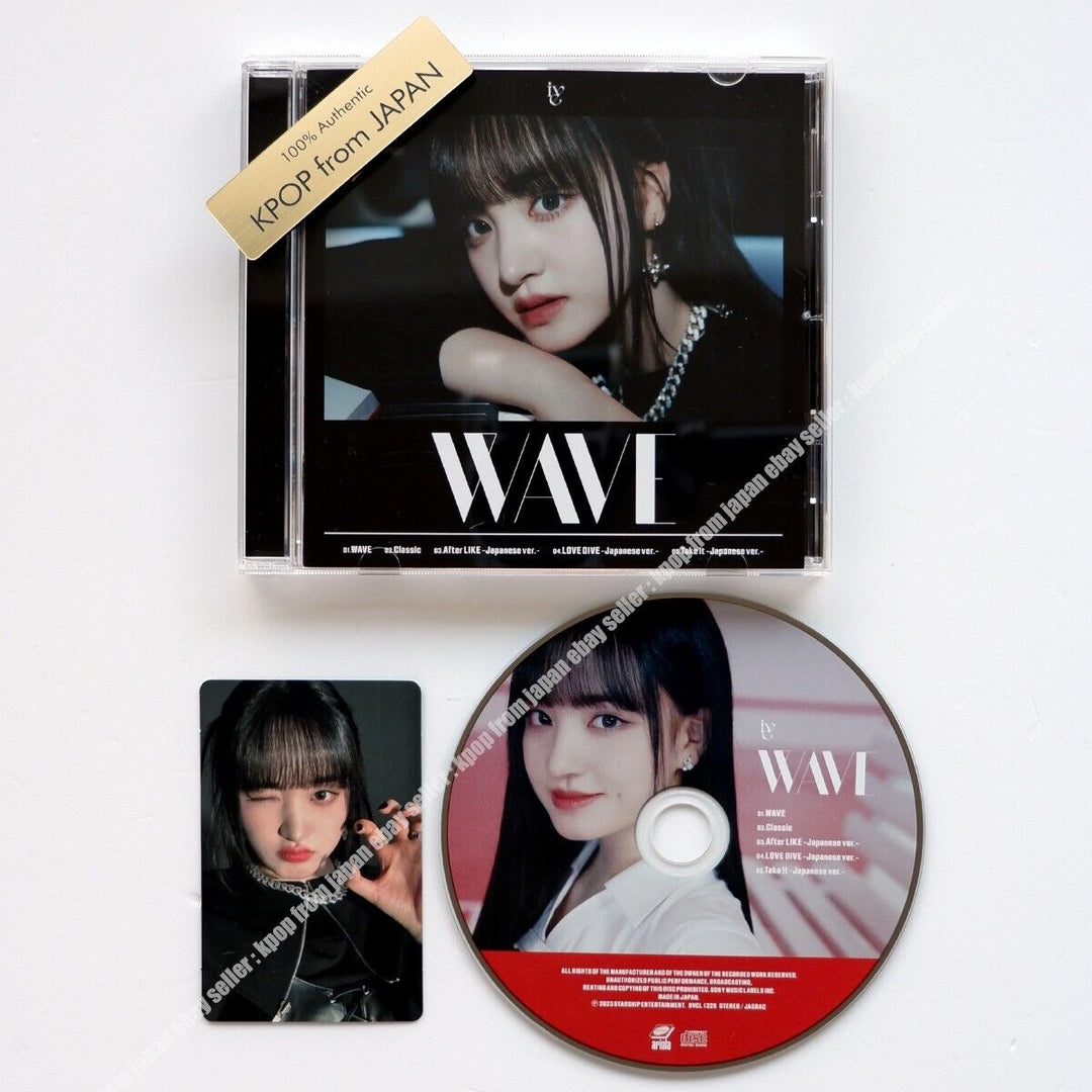 LIZ IVE WAVE DIVE ver. set 1CD + 1pcs Photocard Japan album CD FC fan club