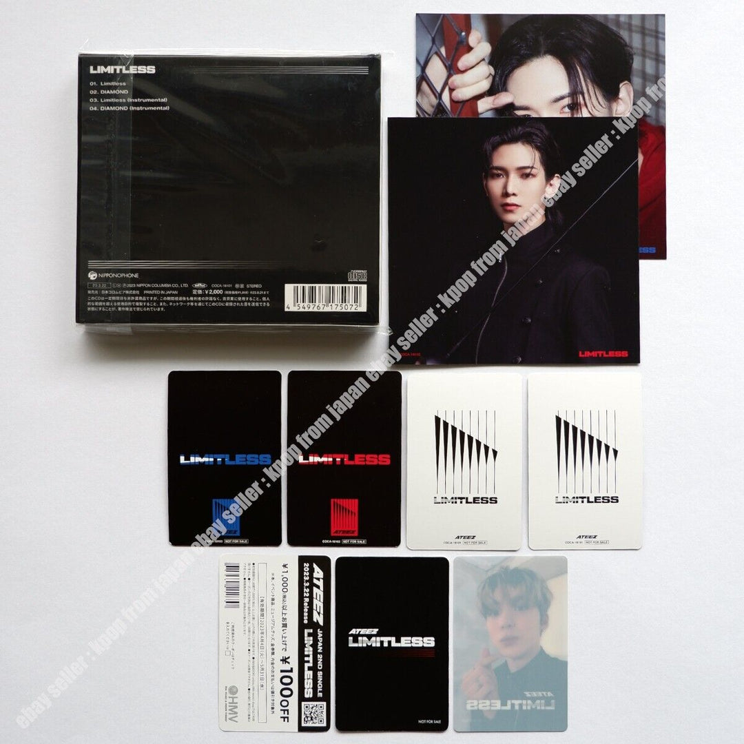 YUNHO LIMITLESS ATINY ver. CD + Photocard set HMV Tower records POB