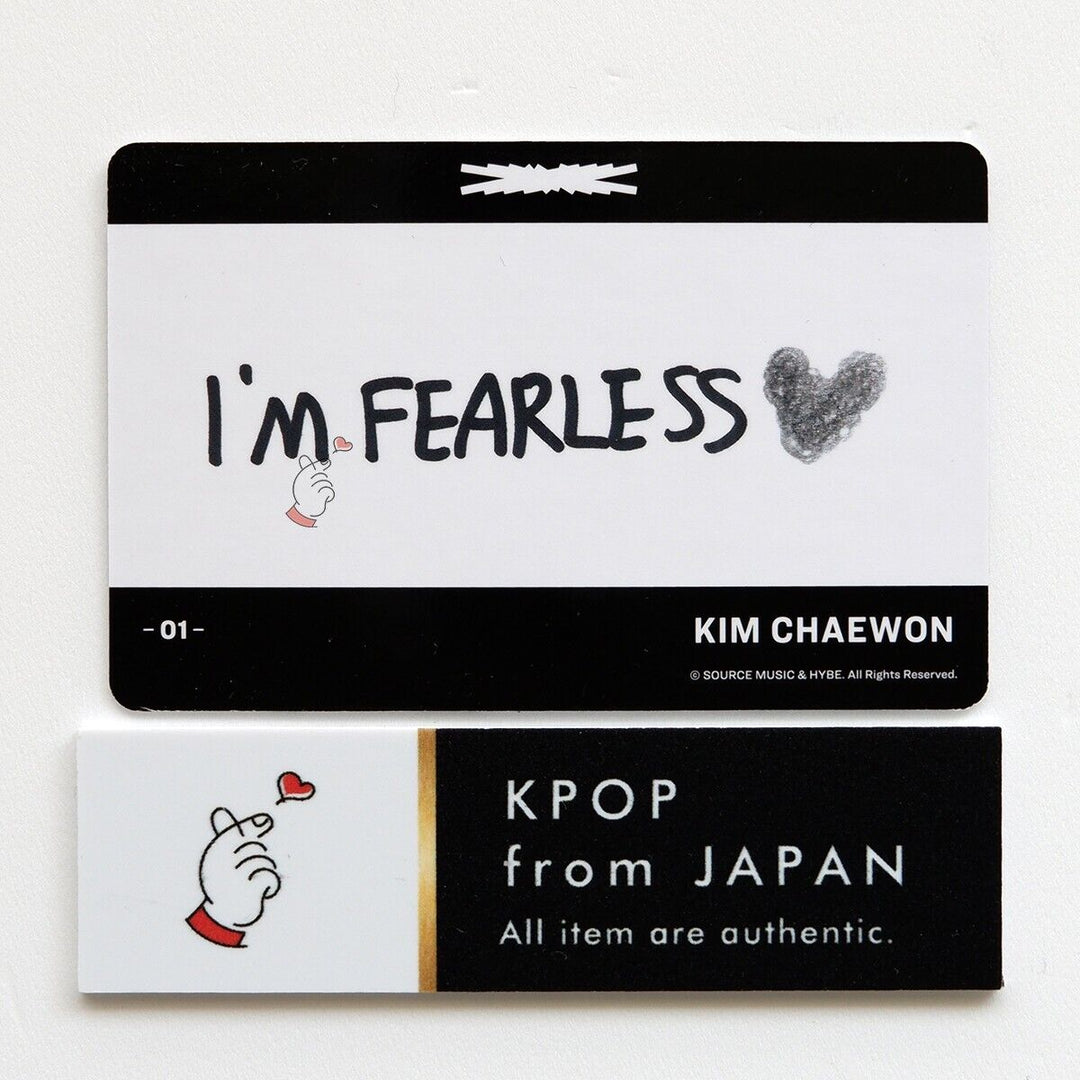 Chaewon LE SSERAFIM FEARLESS Weverse japan photocard Complete set LESSERAFIM