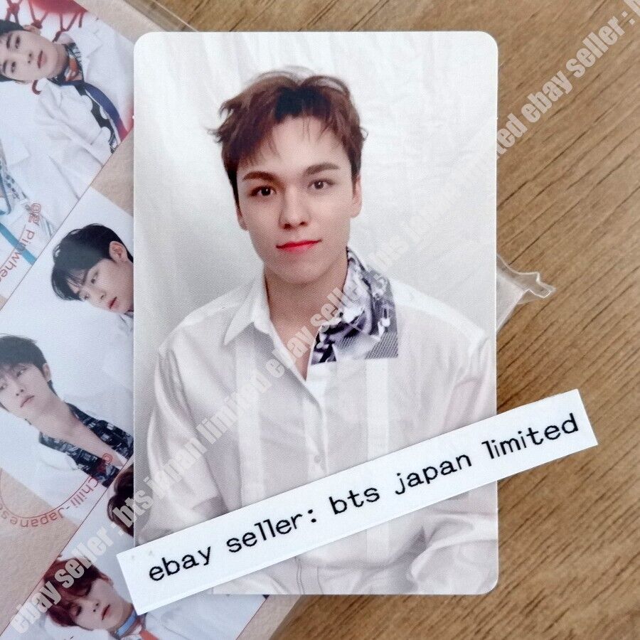 SEVENTEEN VERNON 24H FAN CLUB CARAT Ver. CD + Photocard + Book let Tarjeta fotográfica 