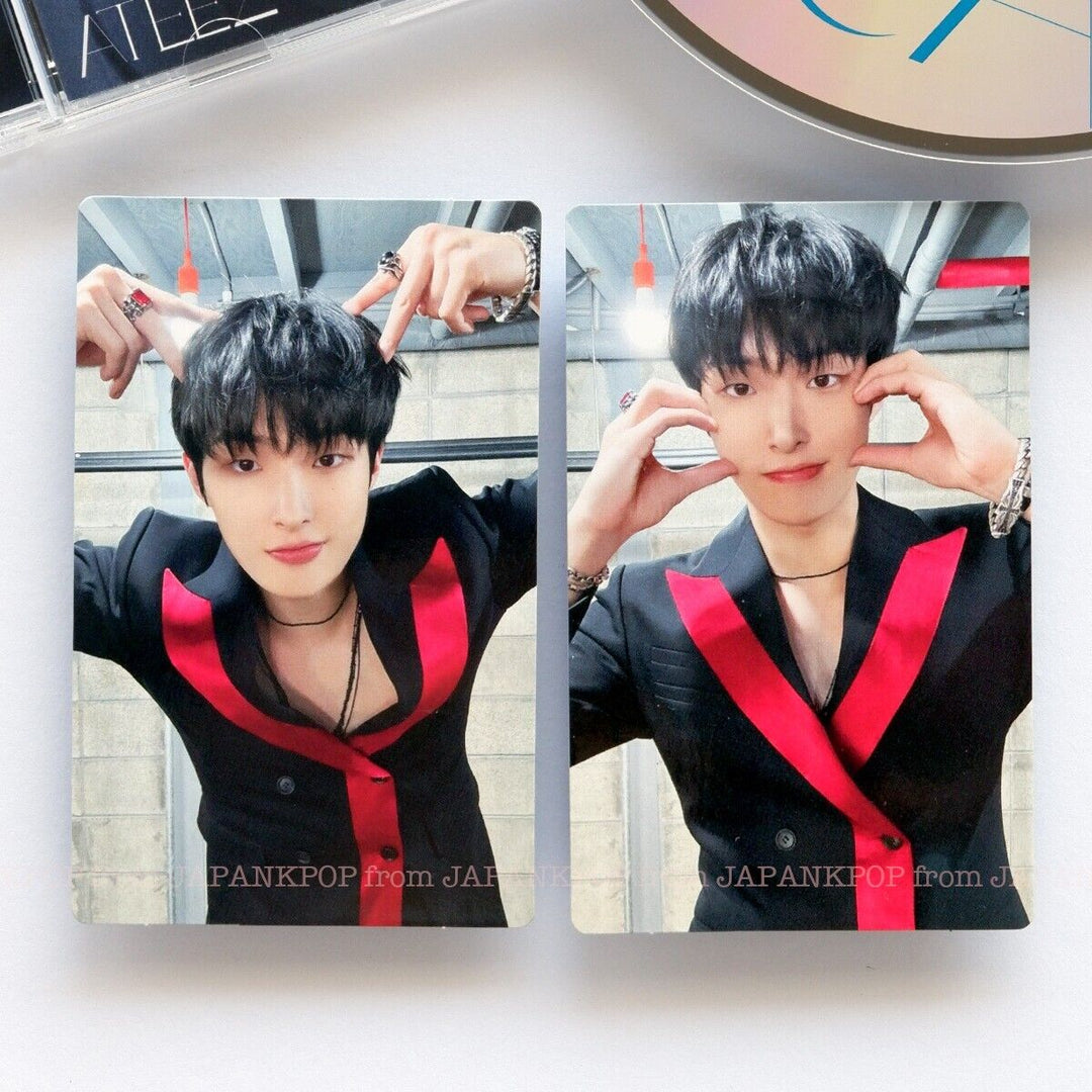 MINGI ATEEZ JAPAN NOT OKAY Solo ver. CD + 2Photocards Complete set Photocard