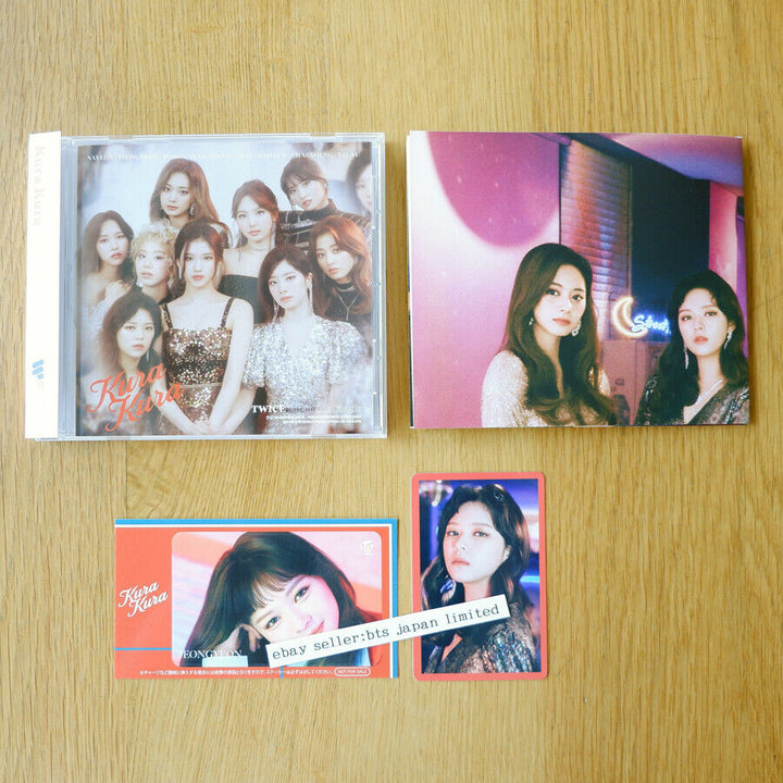 TWICE Kura Kura Jeongyeon Official ONCE ver. + IC sticker + Photo card set