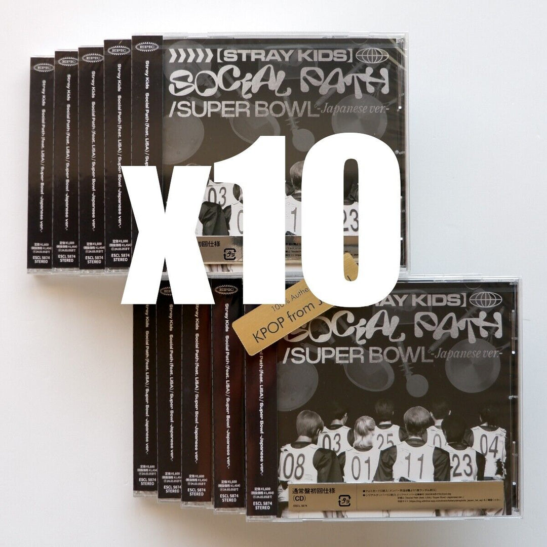 Bulk Sale Unopened Stray Kids Social Path Official 10CD Standard ver Japan Album