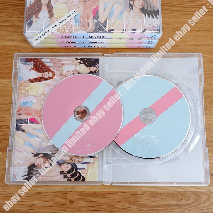 LOONA LUMINOUS 1st limited edition CD + DVD first edition NOT with PC