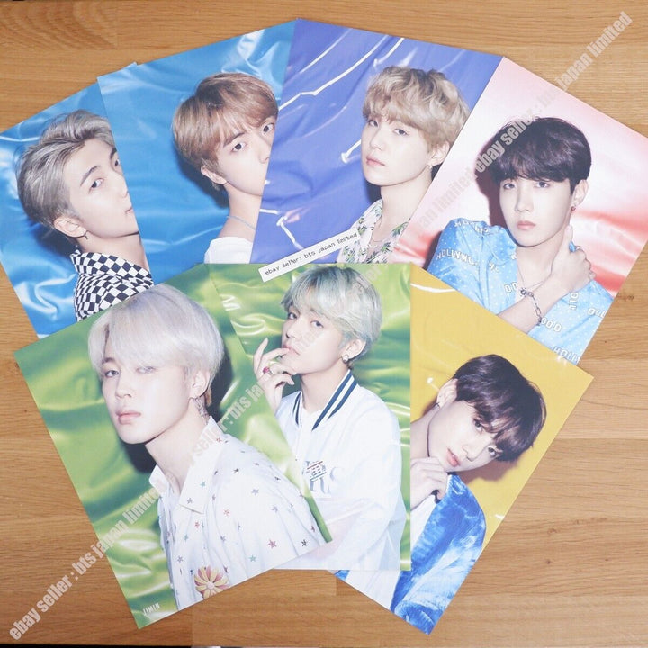 BTS Official Flyer set of 7 Lights / Boy With Luv RM JIN SUGA J-HOPE JIMIN V JK