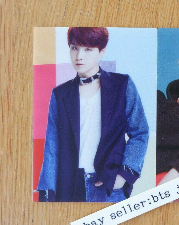 BTS SUGA BTS, THE BEST Universal music edition Official 2 Photo cards ONLY PC